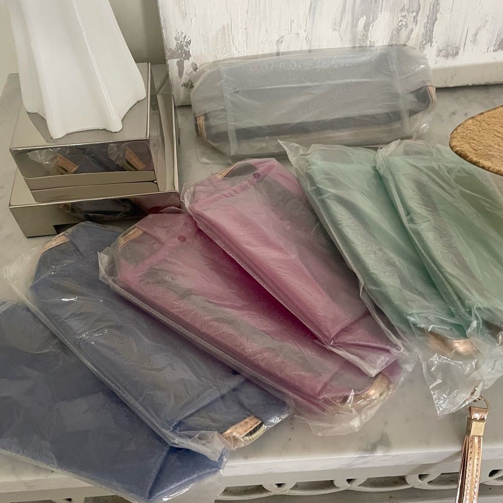 Waterproof, makeup bags, full set of 7